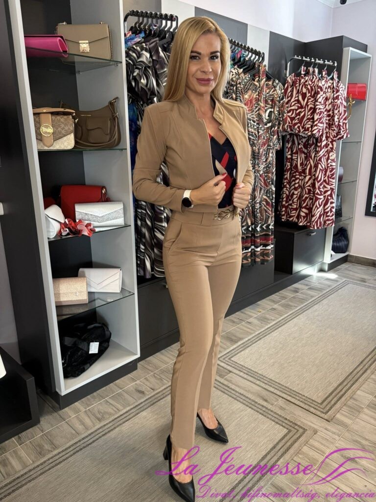 Samanta kabát – mogyoró